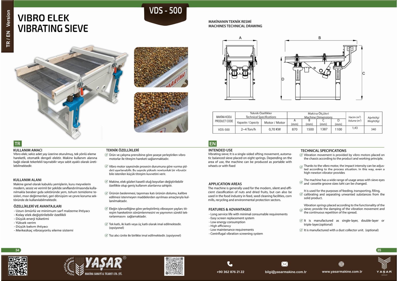 Vibro Elek katalog sayfası